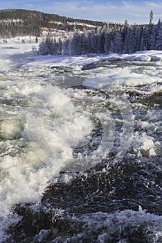 Storforsens Naturreservat,.very important river rapids