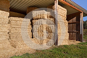 Storing hay balls