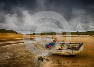 The Storm at Abeffraw, Anglesey, Wales.