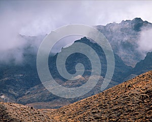 Storm in the Amargosa Range, Death Valley National Park, California