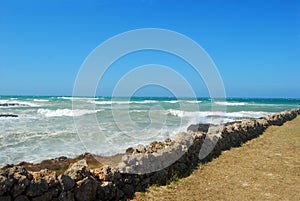 Storm on the Apulian coast of Torre Canne - Apulia - Italy