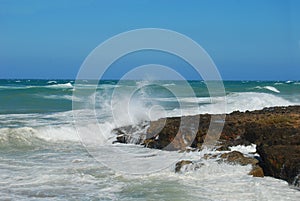 Storm on the Apulian coast of Torre Canne - Apulia - Italy