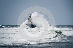 Storm in Black sea