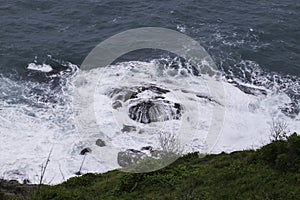 The storm blew Laem Phrom Thep in andaman sea at Phuket, Thailand.