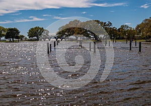 Currituck Heritage Park Flooding after Storm