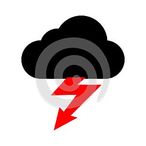 storm cloud icon