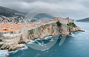 Storm Clouds Gather Over the Walls of Dubrovnik