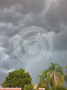 Storm clouds