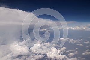 Storm clouds landscape