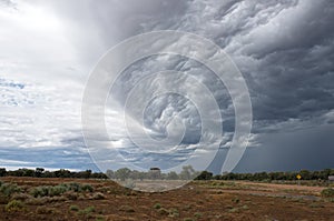 Storm clouds in outback New South Wales