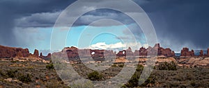 Storm Clouds over Arches National Park