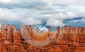 Storm Clouds over Bryce Canyon\'s Hoodoos