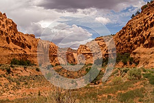 Storm Clouds over Burr Trail