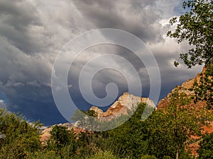 Storm Clouds over Kodachrome State Park in Utah