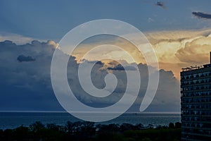 Storm Clouds Over Lake Michigan #4