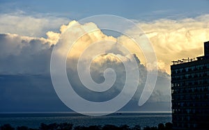 Storm Clouds Over Lake Michigan #1