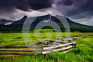 Storm Clouds Over Last Dollar Road in Telluride