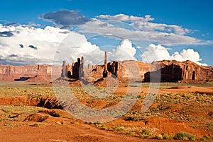 Storm Clouds over Monument Valley