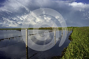 Storm Clouds Over the Prairies