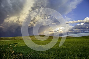 Storm Clouds Over the Prairies