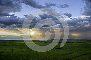 Storm Clouds Over the Prairies