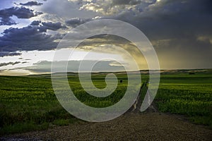 Storm Clouds Over the Prairies