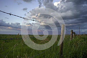 Storm Clouds Over the Prairies