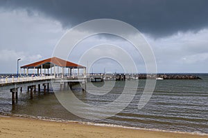 Storm Clouds over Redcliffe Jetty