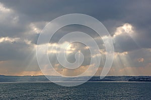 Storm clouds over Torbay, Devon
