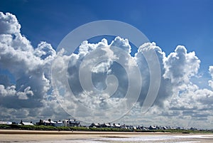 Storm clouds over Troon