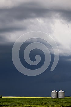 Storm Clouds Prairie Sky