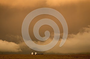 Storm Clouds Prairie Sky
