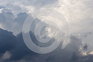 Storm clouds in the sky