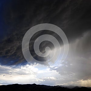 Storm Clouds in Sky Many Storms
