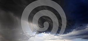 Storm Clouds in Sky Many Storms