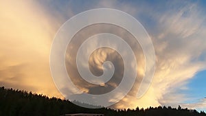 Storm Clouds, Sky after Thunderstorm