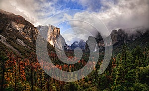 Storm Clouds in Yosemite Valley, Yosemite National Park, California