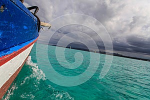 Storm is coming, Emerald sea, traditonal sailboats, diana, northern madagascar