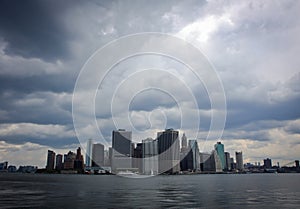 Storm coming over Mahattan, New York City