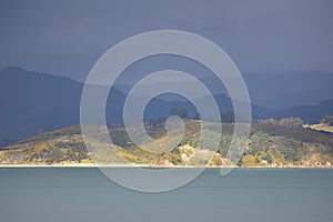 Storm coming over sea coast