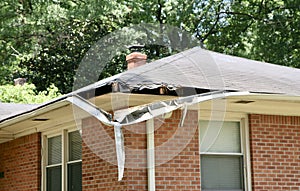 Storm Damaged Home