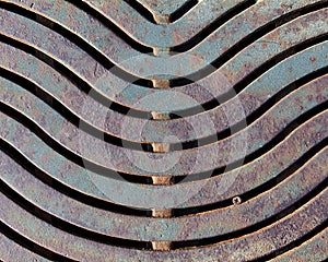 Storm Drain Rusty Grate