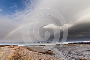 Storm Front Over Iceland