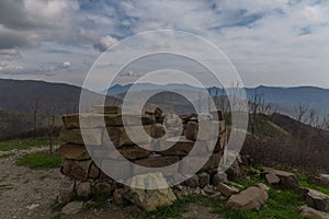 Storm Gate fortress in Gelendzhik. A man-made landmark on the southeastern slope of Mount Abin of the Kotsekhur ridge.