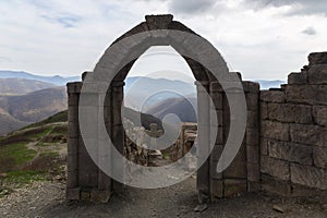 Storm Gate fortress in Gelendzhik. A man-made landmark on the southeastern slope of Mount Abin of the Kotsekhur ridge.