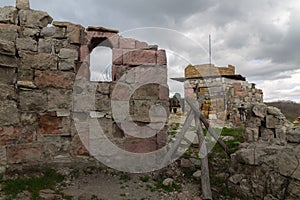 Storm Gate fortress in Gelendzhik. A man-made landmark on the southeastern slope of Mount Abin of the Kotsekhur ridge.