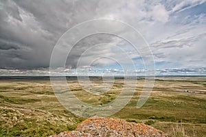 Storm at Head Smashed In Buffalo Jump