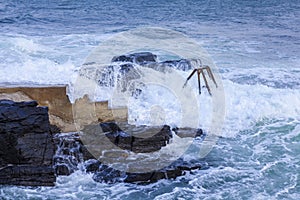 Storm at the Herring pond Portstewart, Northern Ireland