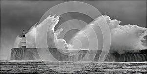 Storm Hitting Newhaven Pier