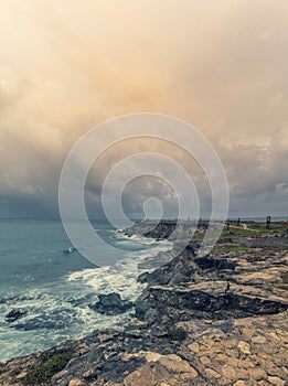 Tormenta sobre el, México 